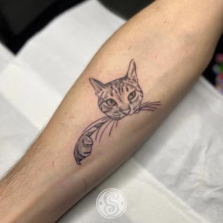 Gato - The Black Hat Tattoo