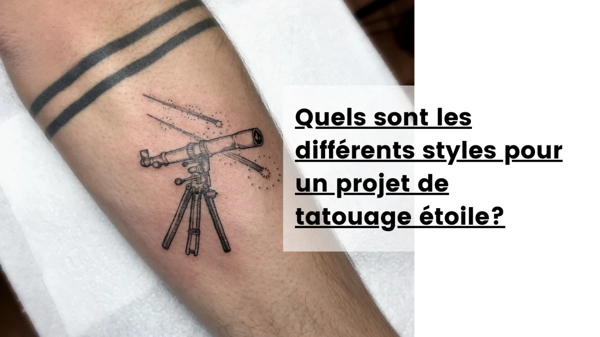 Quels sont les différents styles pour un projet de tatouage étoile