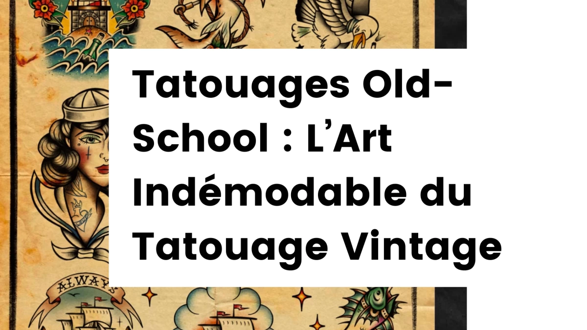 Titre - Tatouages Old-School _ L’Art Indémodable du Tatouage Vintage