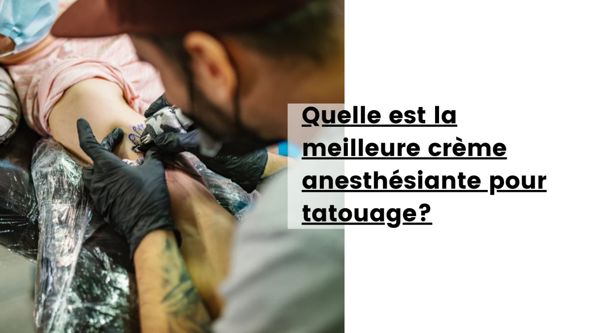 Joysim Crème anesthésiante pour tatouage, avant tatouage